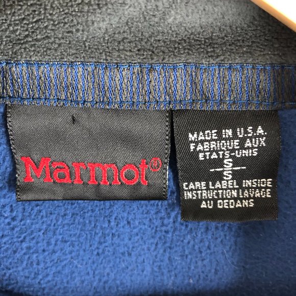 Marmot 1/4 Zip Fleece Jacket Pullover Mens Small - Picture 8 of 8